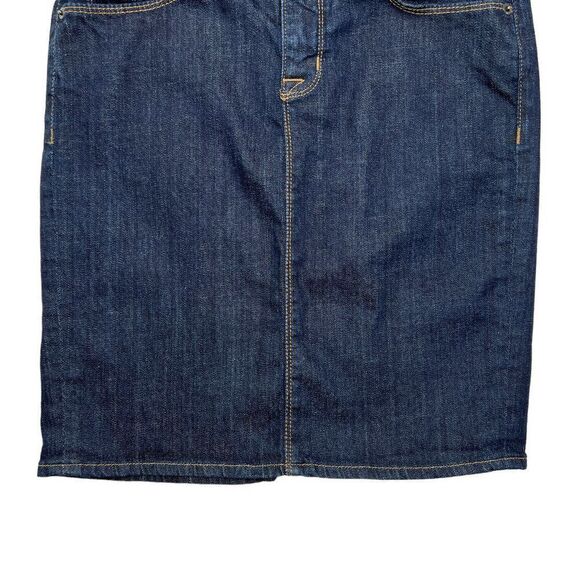 Hudson Skirt Women's Size 26 Dark Wash Denim Jean Skirt - Picture 4 of 10